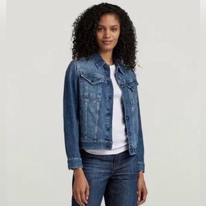 G-Star RAW Denim Jacket in Faded Santorini  NWT